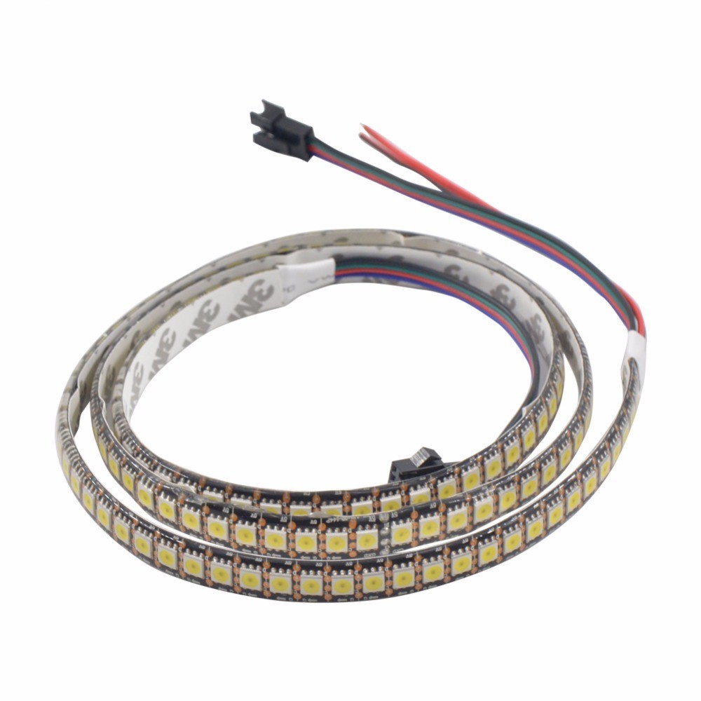 White Addressable APA102 LED Pixel Strip 1M 144LEDs/m 5V APA102-C 5050 ...
