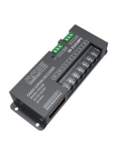 12v 24v 8a 4ch dmx512 RDM rgbw Euchips Controller Decoder PX0408