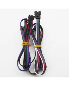 5pcs 1Meter 3.3ft 4pin 5pin 22AWG JST SM Plug Male To Female Wire Connector Cable For RGB Led Strip Light