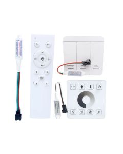 DC5-24V WS2811 Running Water Flowing LED Light Strip Controller Button Panel/Touch Panel/12key Remote Wireless Switch Controller