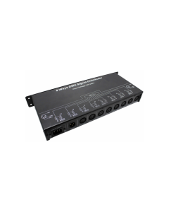 8 Ways Leynew DMX Amplifying DMX512 Signal Distributor 8 channels DMX128 LED Controller