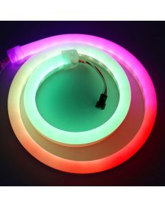 DC 12V WS2811 Addressable LED Neon Pixel Light RGB Strip Waterproof 1M