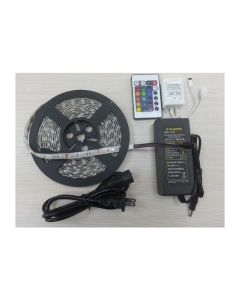 RGB LED Strip Lighting Full Kit SMD 5050 5M 300LEDs Waterproof Light