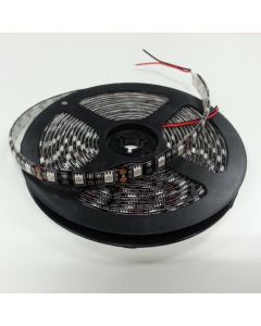 5050 Black PCB LED Light Strip 5M 300 LEDs Waterproof Ribbon 12V