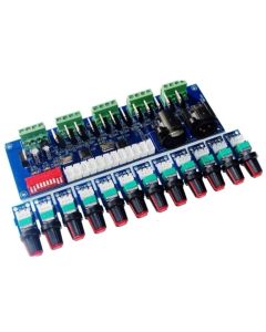 12 channel 24A DMX Signal Control WS-DMX-DIM12CH Dmx512 Decoder Dimmer RJ45 Controller